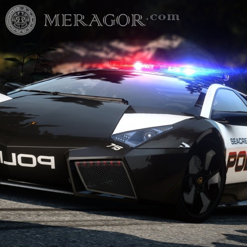 Laden Sie das Foto eines Polizeiautos von Need for Speed ​​für Facebook herunter Need for Speed Alle Spiele Autos