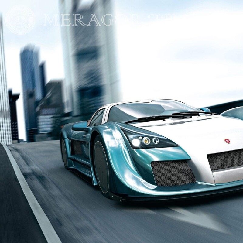Photo de voiture de sport cool sur téléchargement d'avatar pour gars Les voitures Transport Course