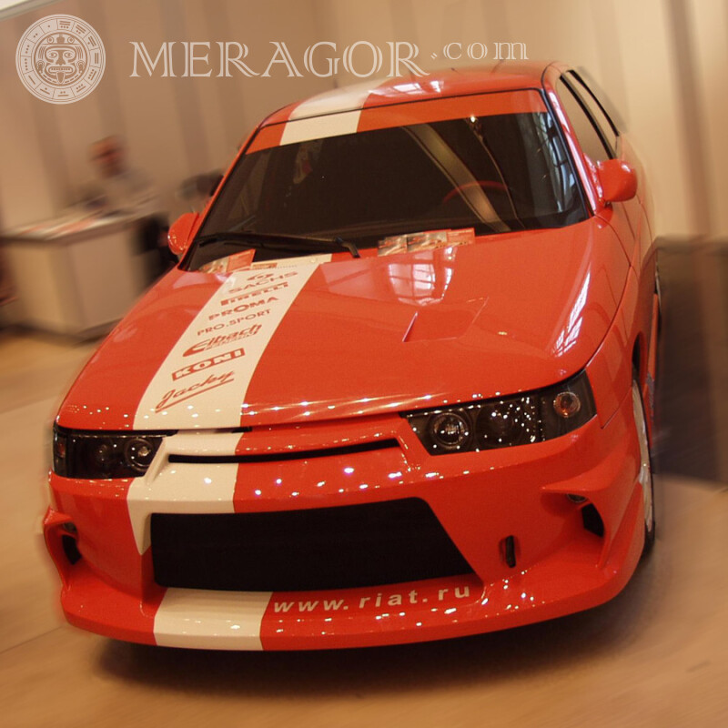 Rotes Sportwagenfoto auf Avatar-Download für Mädchen Autos Transport Rennen