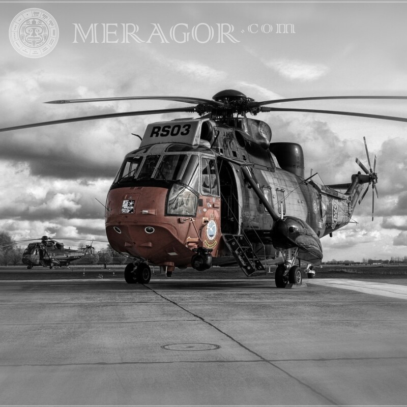 Excelente foto de download de helicóptero no avatar do Steam Transporte