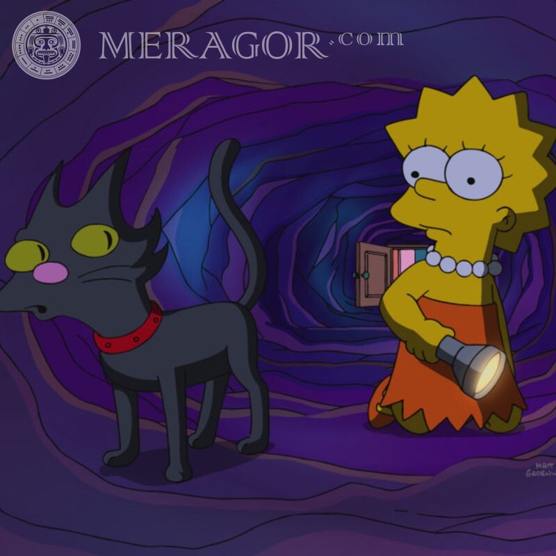 Lisa Simpson en avatar Caricaturas Cotos