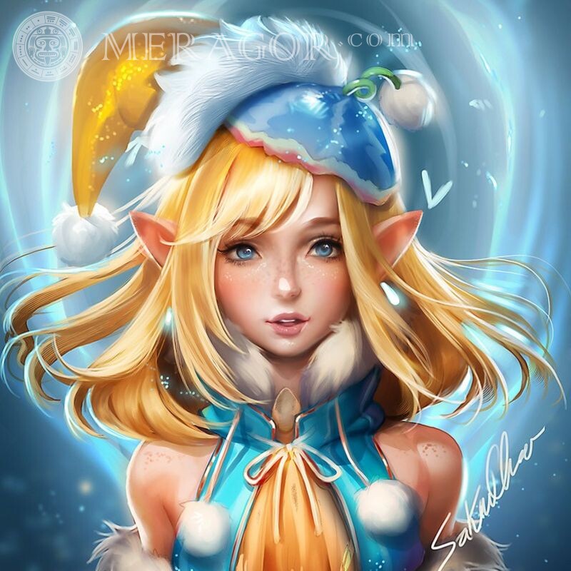 Elfe du nouvel an sur avatar Fêtes Elfes