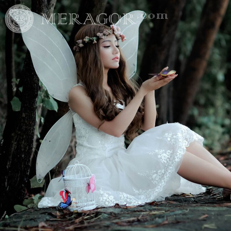 Fairy girl for icon Elves