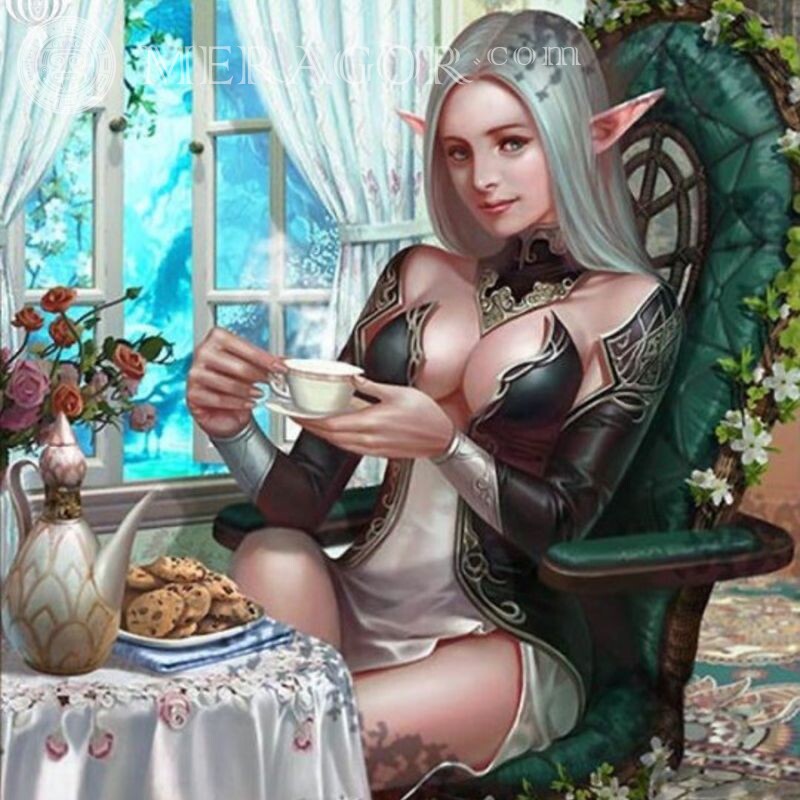 Sexy picture with an elf download for icon Elves Erotic