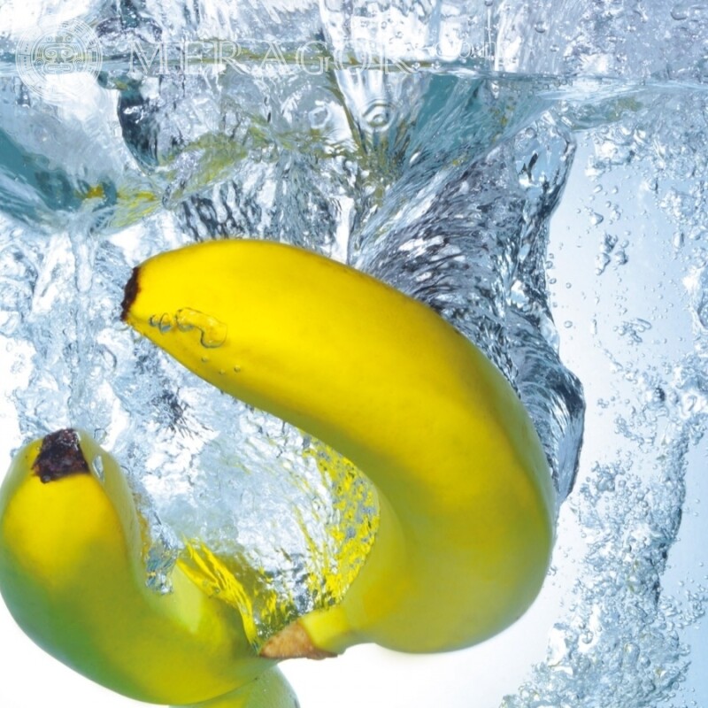 Photo de bananes sur profil Nourriture