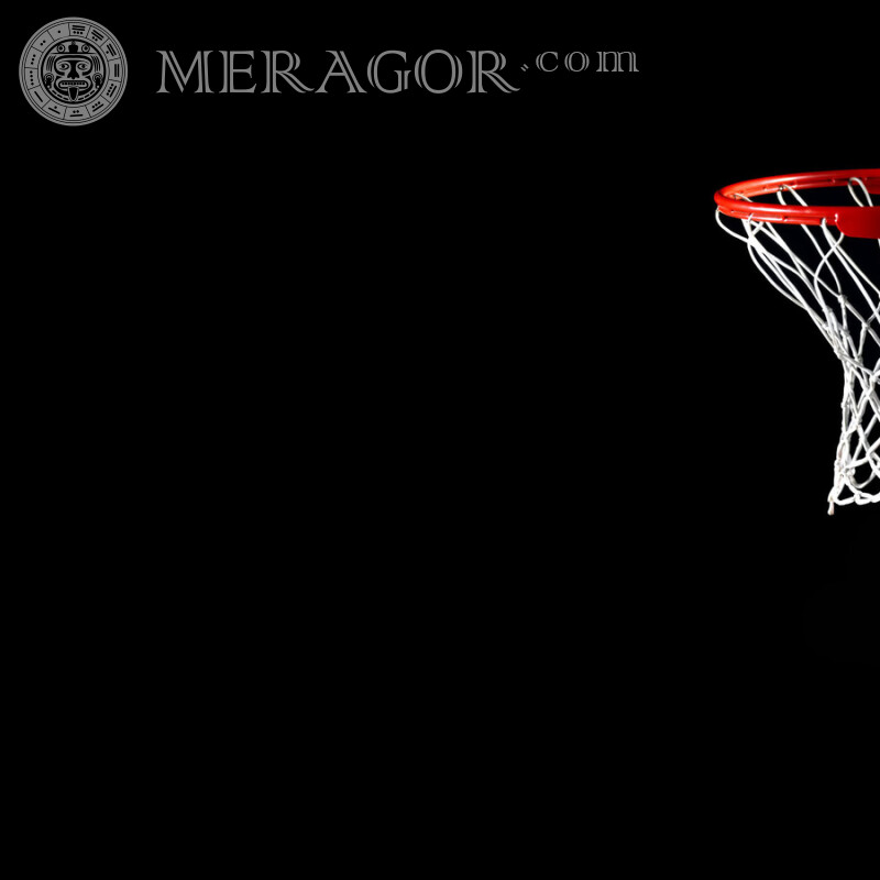 Photo de panier de basket pour la photo de profil Basketball