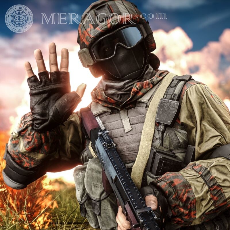 Солдат з Battlefield 4 аватарка Всі ігри Counter-Strike Standoff