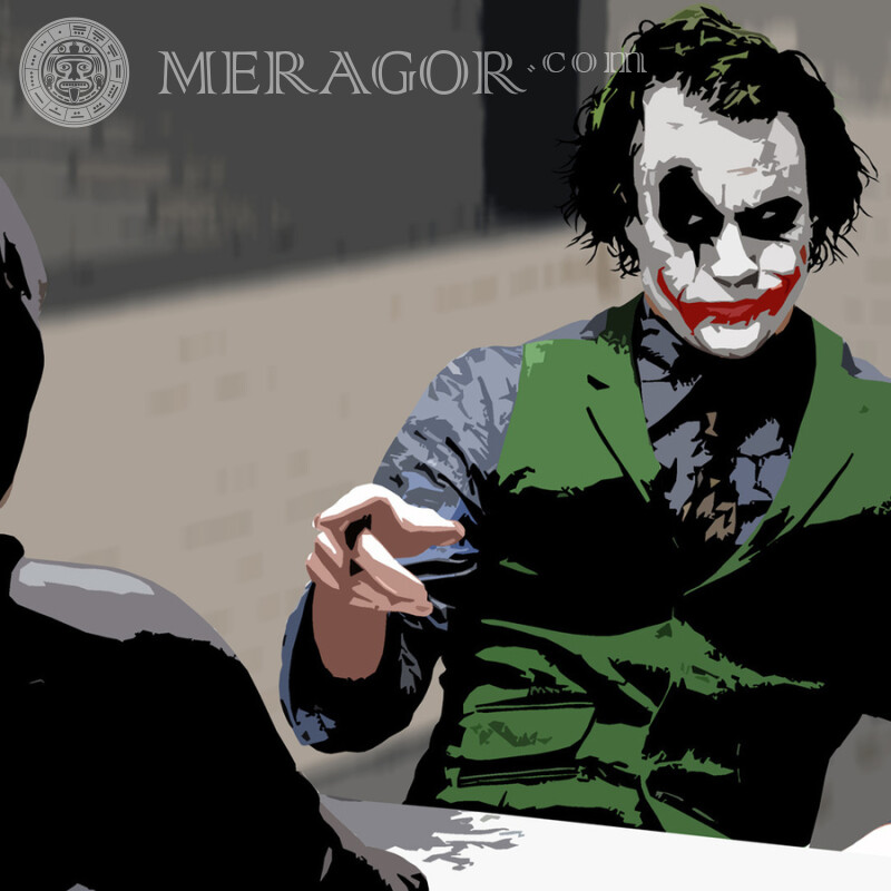 Joker Comic Bild herunterladen Aus den Filmen Anime, Zeichnung