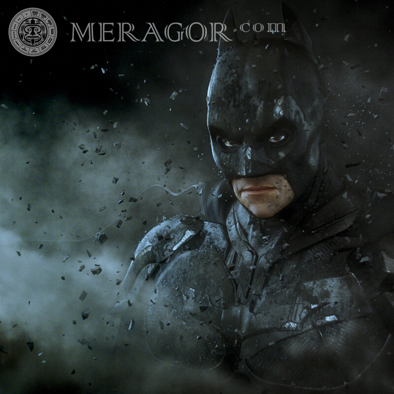 Batman's face on avatar From films Mask