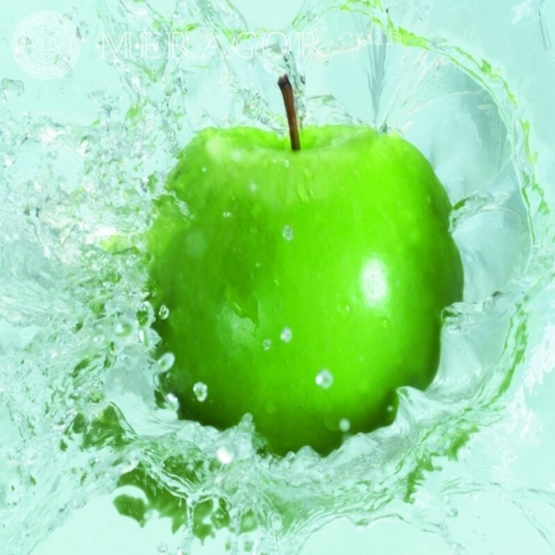 яблоко в воде скачать Еда
