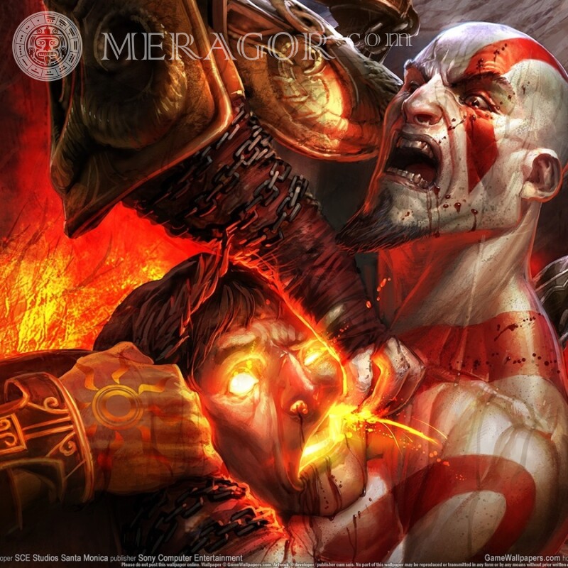 Download da foto de God of War no avatar Todos os jogos