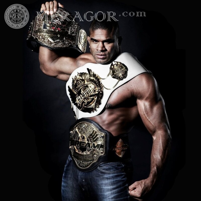 Alistair Overeem Champion abgebildeter Avatar Boxen, UFS, MMA Prominente Sportliche