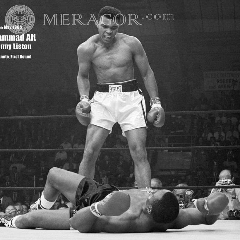 Foto com Muhammad Ali no download da imagem do perfil Celebridades Negros Homens