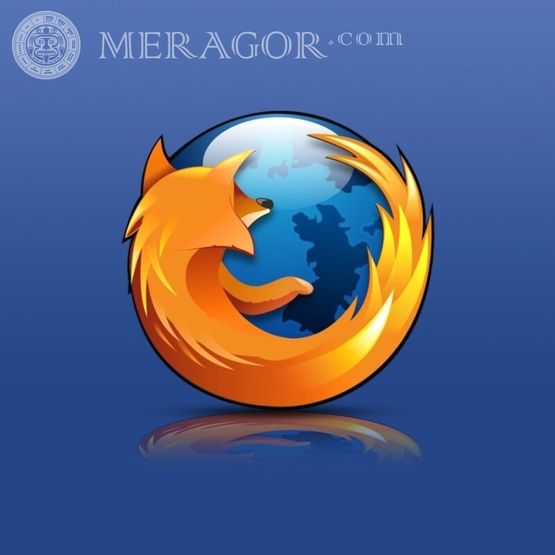 Логотип Firefox на аву Логотипы Техника