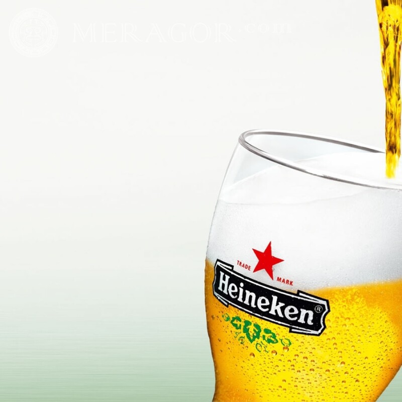 Логотип Heineken на аватарку Логотипи
