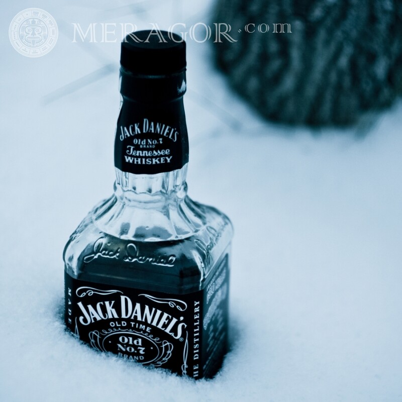 Логотип Jack Daniels на аватарку Логотипи Зимові