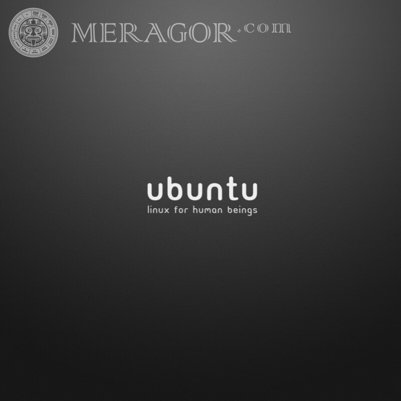 Logotipo do Ubuntu no avatar Logos Técnica