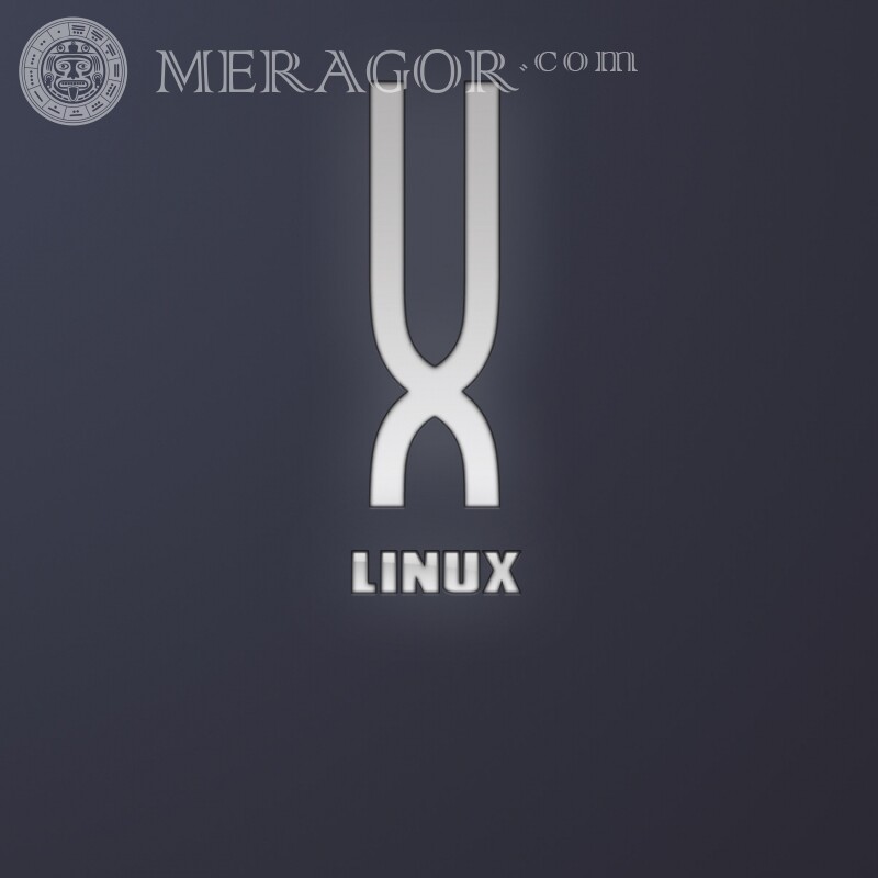 Логотип Linux на аву Logos Mechanisms