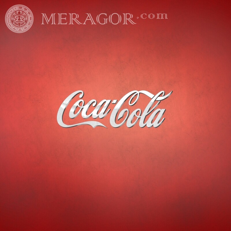 Laden Sie das Coca-Cola-Logo auf den Avatar herunter Logos Technik