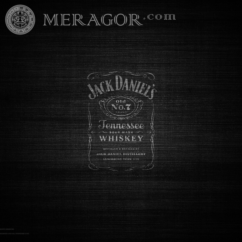 Логотип Jack Daniels скачать на аву Логотипы