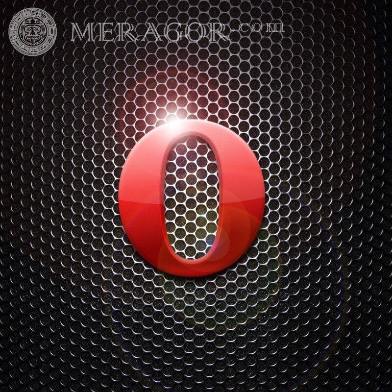 Logotipo do Opera no avatar Logos Técnica