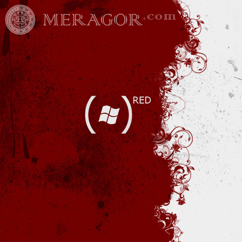 Windows-Logo auf dem Avatar des Mannes herunterladen Logos
