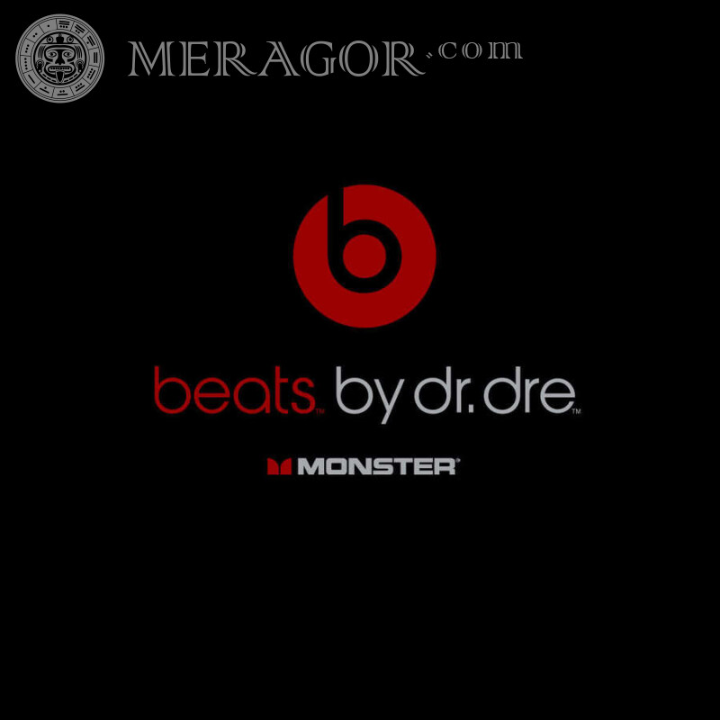 Beats audio emblem para descarga de avatar Logotipos Técnica