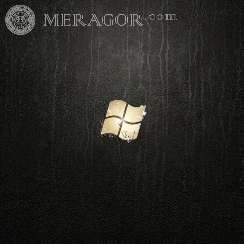 Windows-Symbol auf dem Telegramm-Avatar Logos Technik