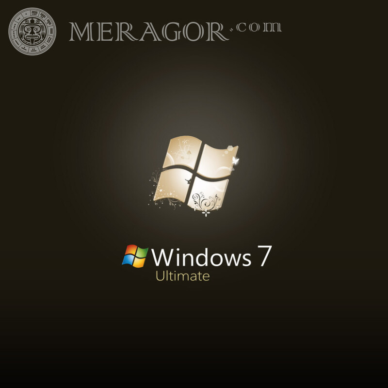 Ава с эмблемой Windows Logos Mechanisms