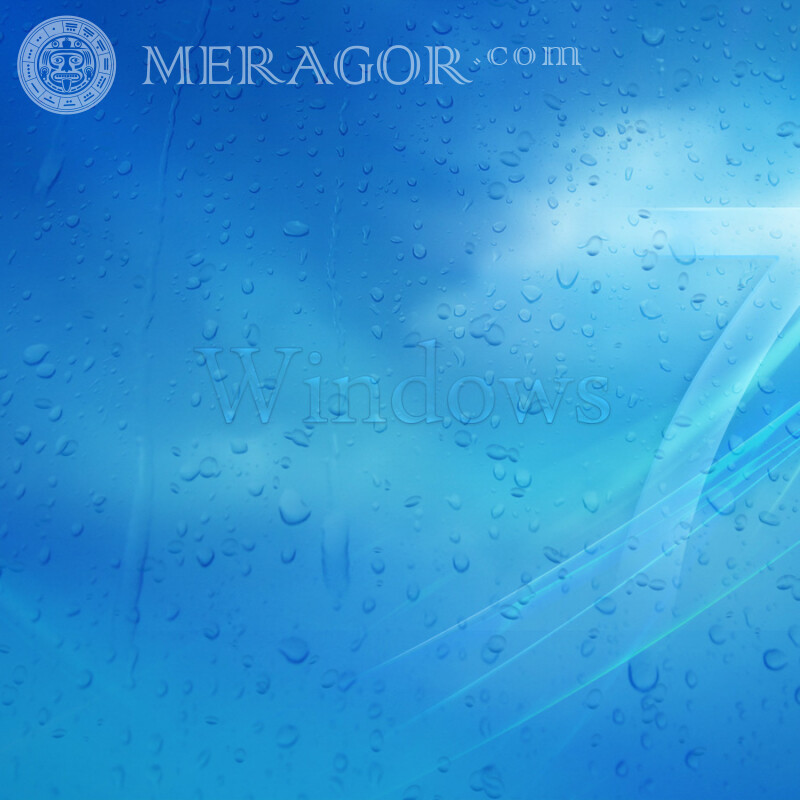 Windows on a blue background download on your profile picture Logos Mechanisms