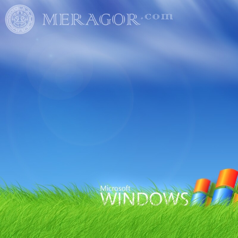 Microsoft Windows логотип на аву Логотипы Техника