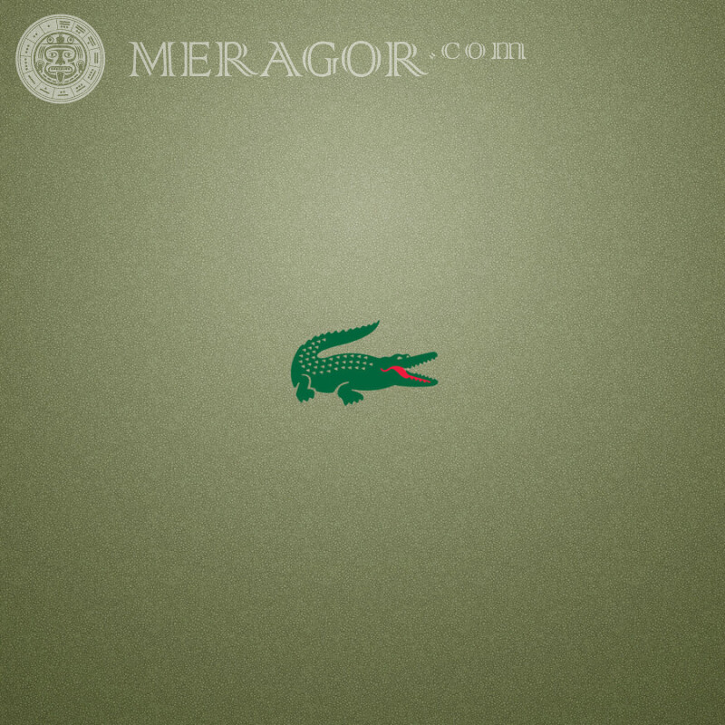 Логотип Lacoste на аву Логотипи Крокодил