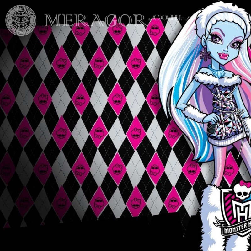 Poupées Monster High pour photo de profil Logos Animé, dessin Infantiles