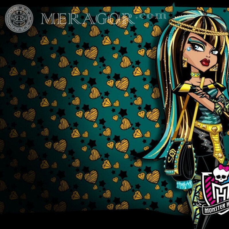 Poupées Monster High à télécharger sur avatar Logos Animé, dessin Infantiles