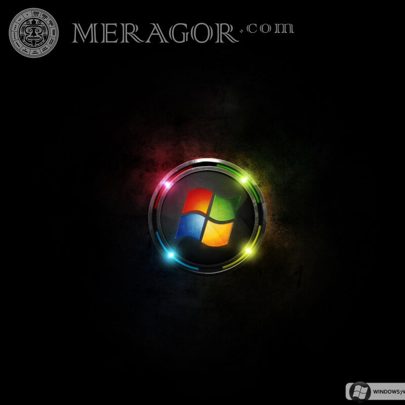 Windows download the logo on the avatar Logos Mechanisms