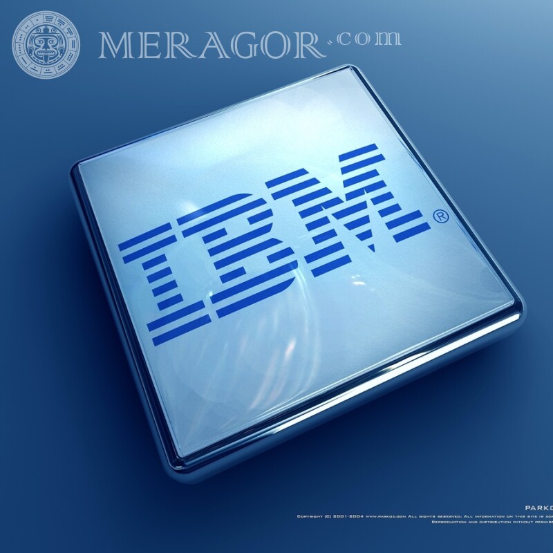 Логотип IBM скачати на аватарку Логотипи Техніка