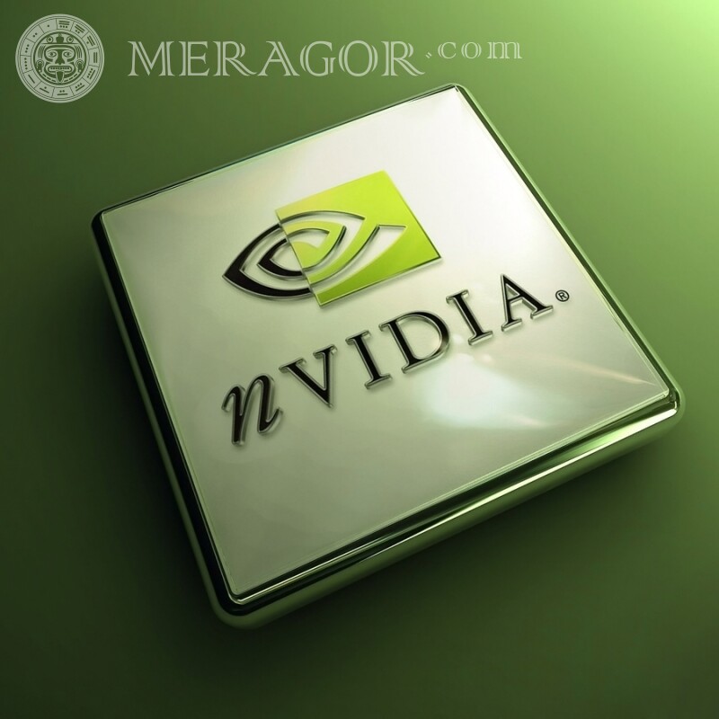 NVIDIA завантажити логотип на аватарку Логотипи Техніка