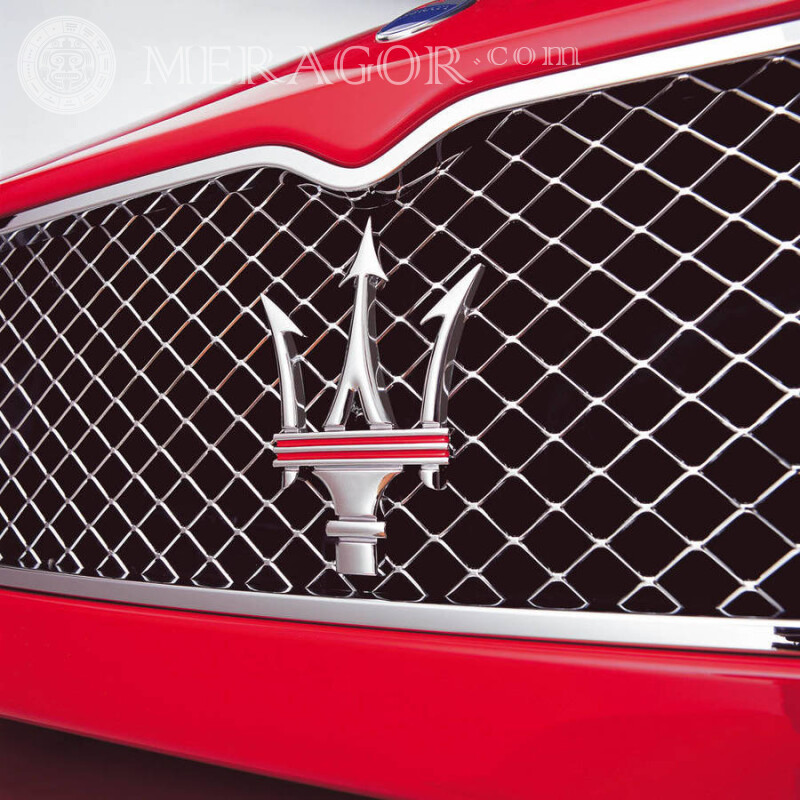 Логотип Мазератті скачати на аватарку Емблеми автомобілів Автомобілі Логотипи