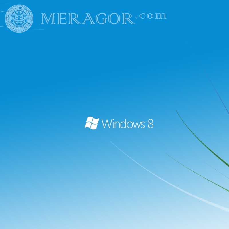 Logotipo do Windows 8 no avatar Logos Técnica