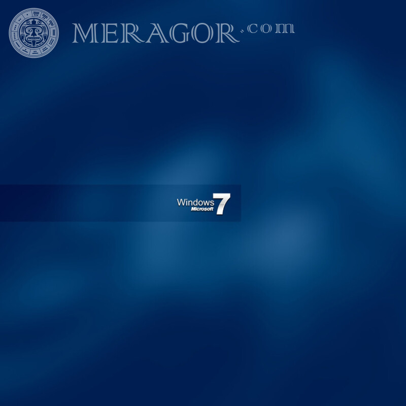 Imagen de Windows 7 en la imagen de perfil Logotipos Técnica