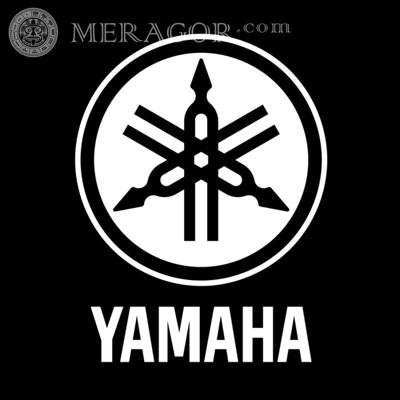 Логотип Yamaha скачати на аватарку Логотипи