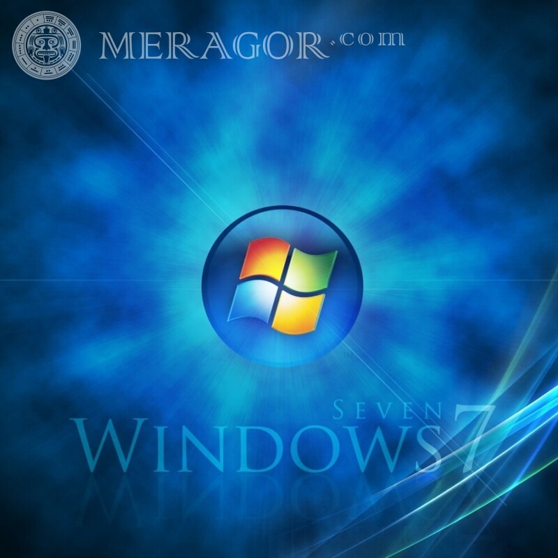 Логотип Windows красивая ава для профиля Logos Mechanisms