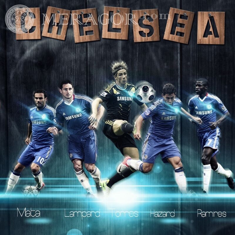 Jugadores del Chelsea en avatar Fútbol