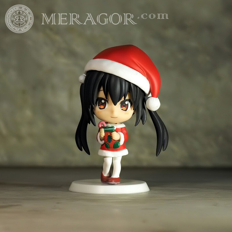Foto de juguetes de Navidad Para el año nuevo Anime, figura