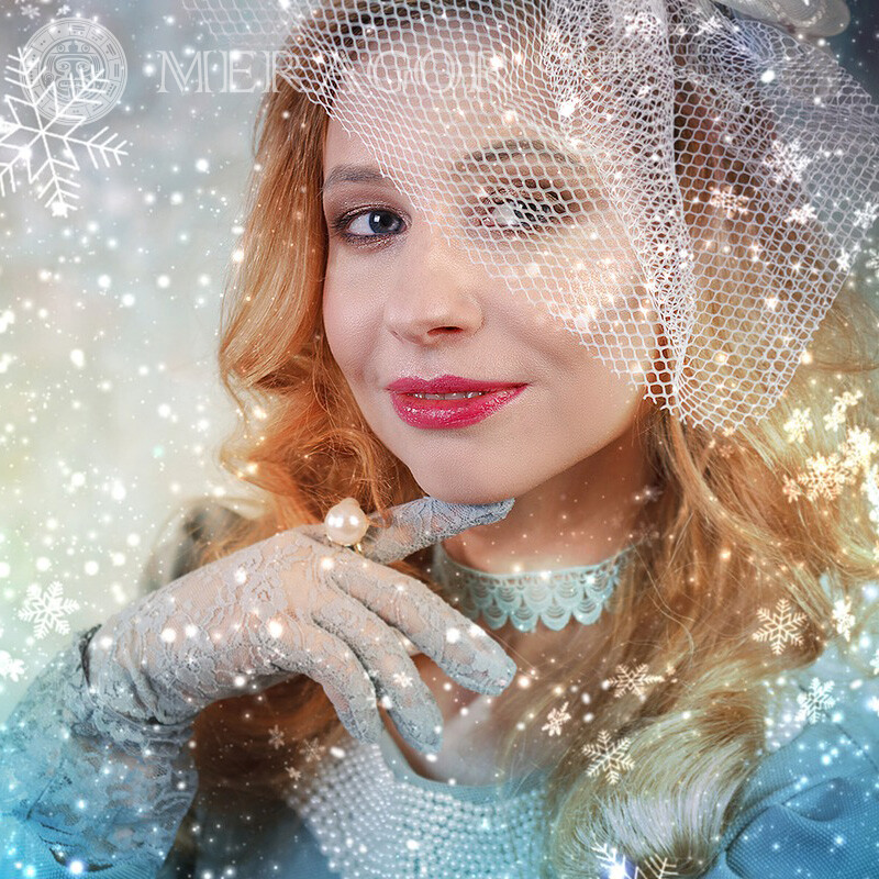 New Year's for VK Snow Maiden New Year Girls Women Faces, portraits