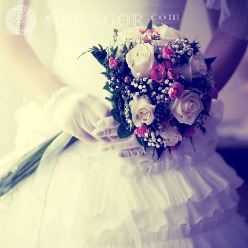 Bridal bouquet download photo for icon Holidays Flowers