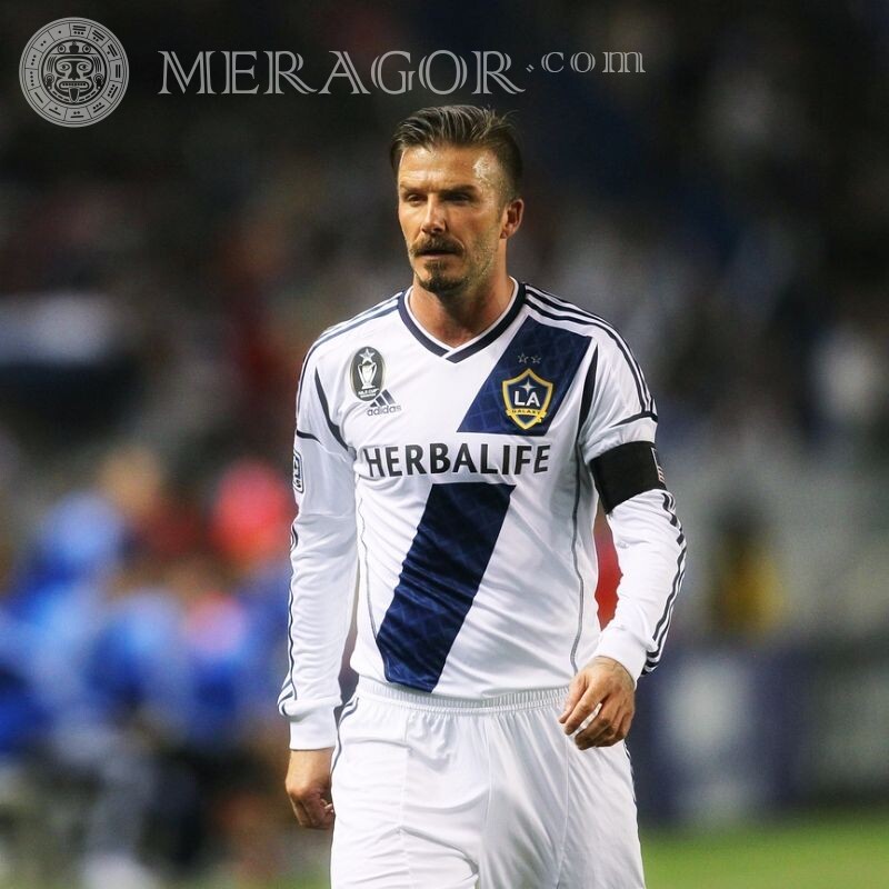 David Beckhams Avatar-Foto Prominente Sportliche Fußball