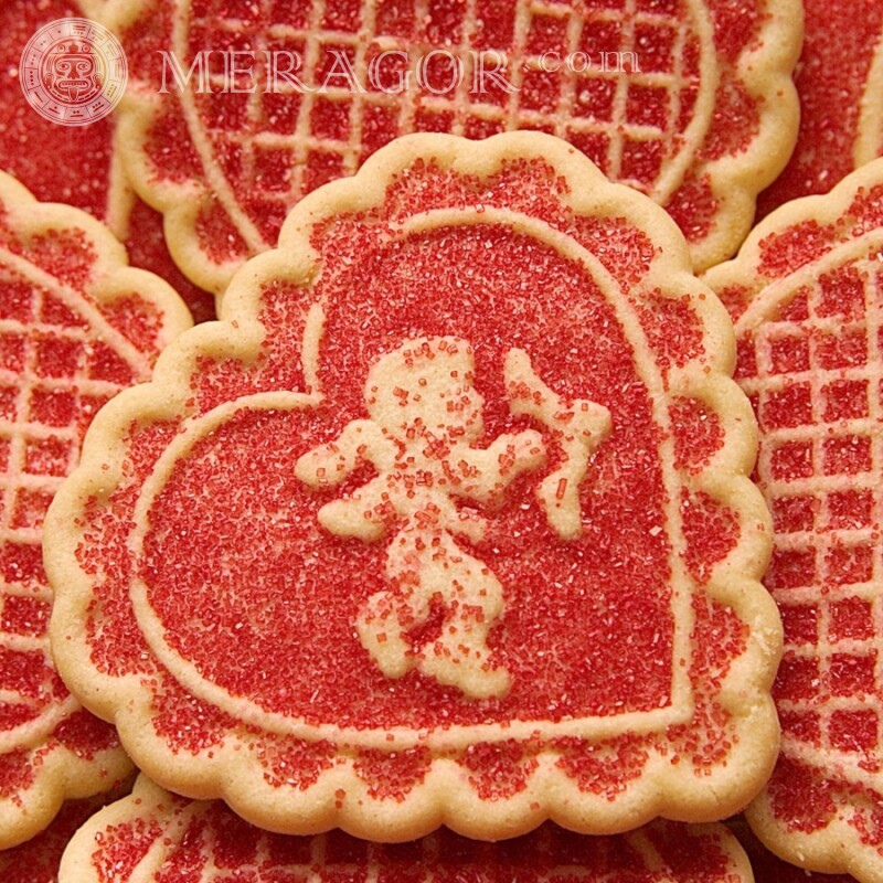 Gingerbread from the heart Food
