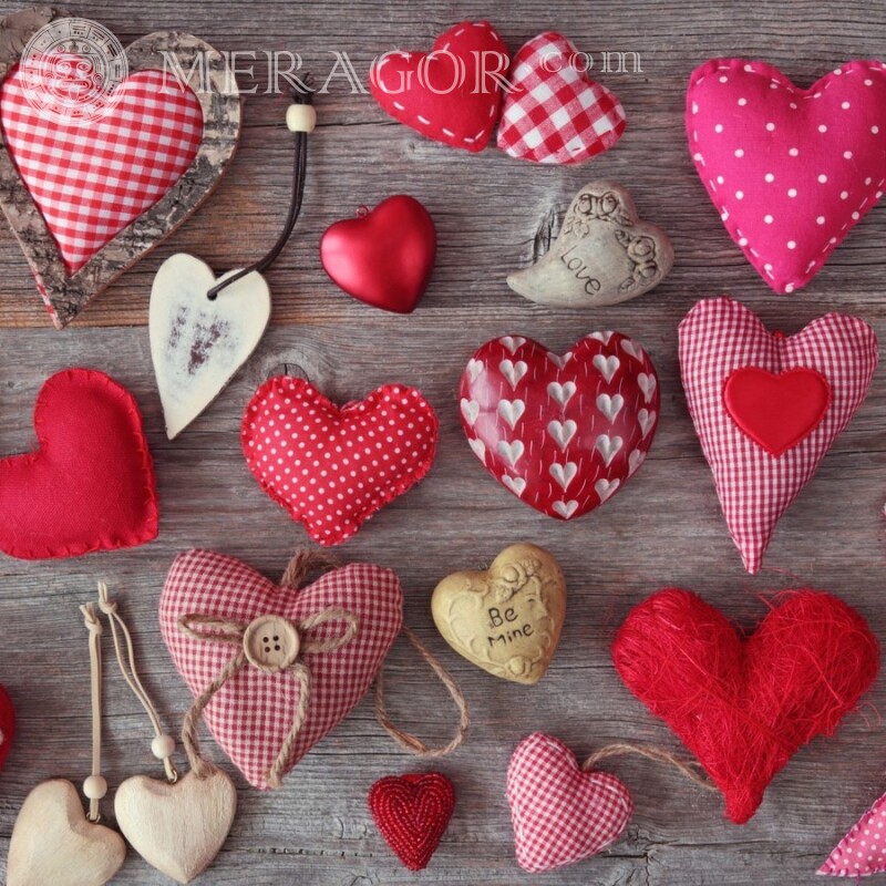 Avatar com coração para Instagram Feriados O amor