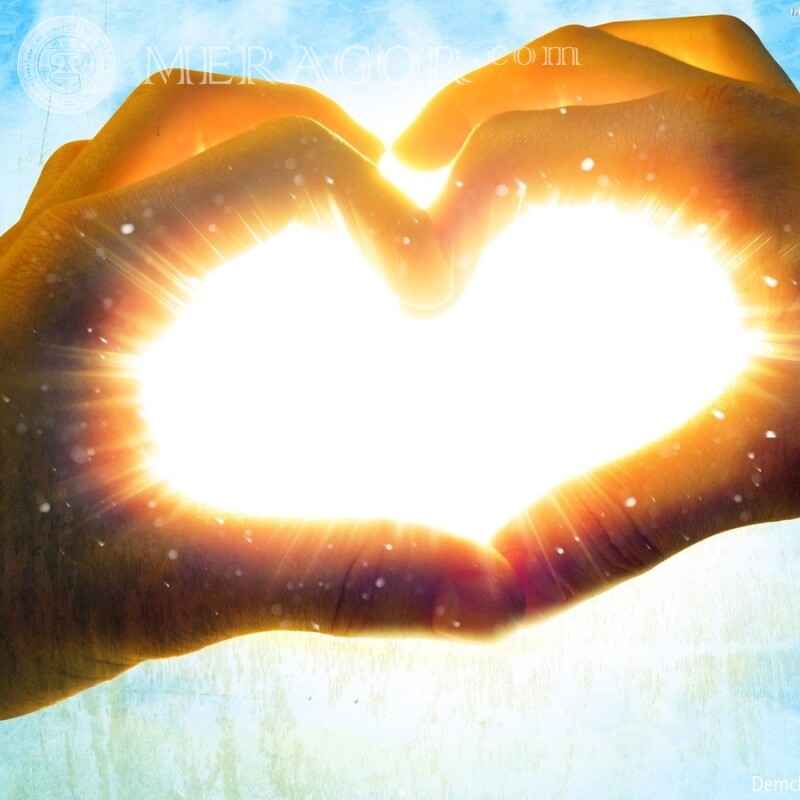 Imagen de avatar con corazón para YouTube Fiesta Amor